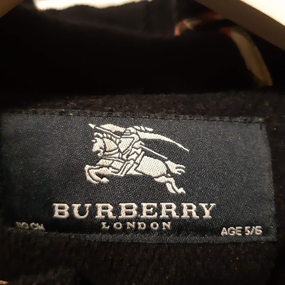 Burberry Wool Peacoats Children Like New - Picture 4 of 6
